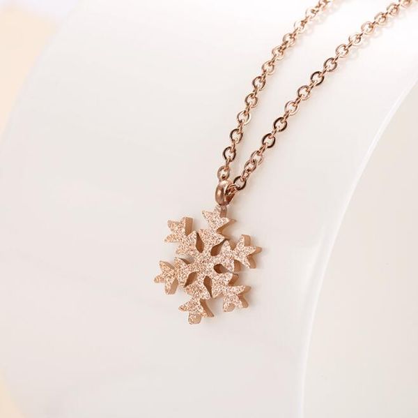 high polishing women fashion stainless steel shiny snowflake pendant necklace 18k rosegold 316l sand blasted flower lady necklace jewelry, Silver
high polishing women fashion stainless steel shiny snowflake pendant necklace 18k rosegold 316l sand blasted flower lady necklace jewelry, Silver