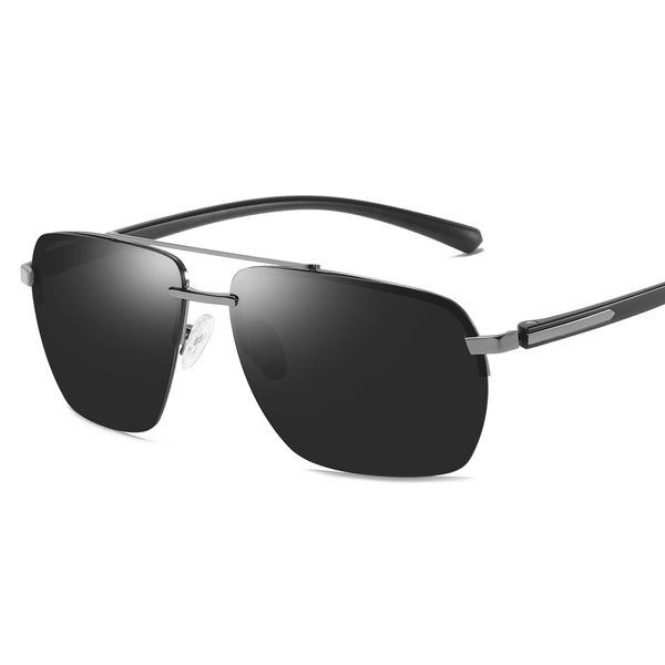 brand hd sunglasses rectangle metal frame uv400 polarized sunglasses semi rimless blue pilot sun glasses for men driving, White;black
brand hd sunglasses rectangle metal frame uv400 polarized sunglasses semi rimless blue pilot sun glasses for men driving, White;black