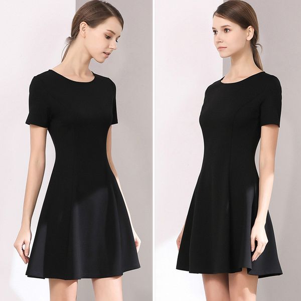 summer short sleeve v-neck slim a line one-piece dress ladies short girl office wear formal black plus size dinner dress, Black;gray
summer short sleeve v-neck slim a line one-piece dress ladies short girl office wear formal black plus size dinner dress, Black;gray