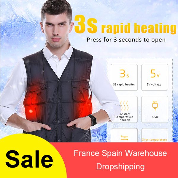 intelligent heating solid color cotton vest korean version jacket usb safe winter loaded heating fishing clothes unisex, Gray;blue
intelligent heating solid color cotton vest korean version jacket usb safe winter loaded heating fishing clothes unisex, Gray;blue