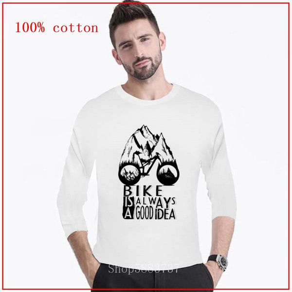 mtb mountain biking cycle is good idea charismatic guy loose long t-shirts homme retro style, White;black
mtb mountain biking cycle is good idea charismatic guy loose long t-shirts homme retro style, White;black