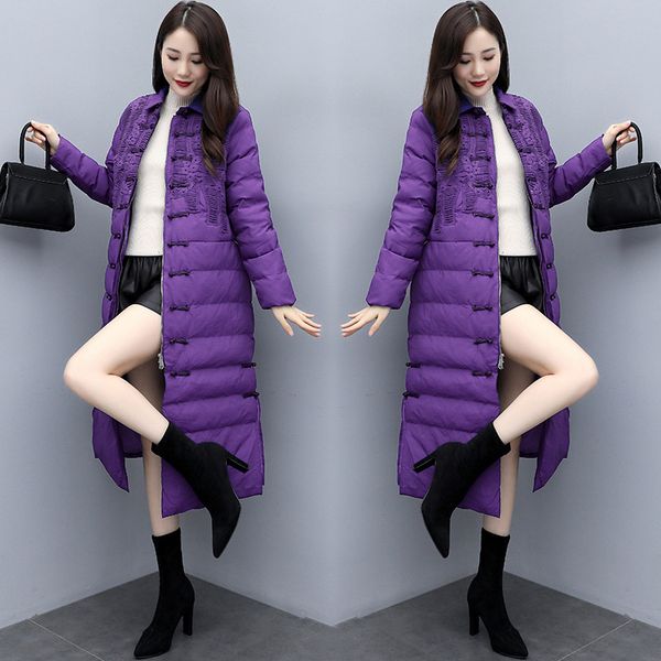 fashion national wind women's dress 2019 autumn and winter new style cotton-padded clothes women's over-the-knee long crochet co, Blue;black
fashion national wind women's dress 2019 autumn and winter new style cotton-padded clothes women's over-the-knee long crochet co, Blue;black