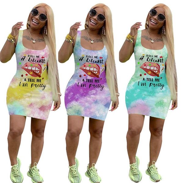 women dresses summer letters print vest sleeveless dress lip tie dye beach casual t shirt mini skirt bodycon dresses d6502, White
women dresses summer letters print vest sleeveless dress lip tie dye beach casual t shirt mini skirt bodycon dresses d6502, White
