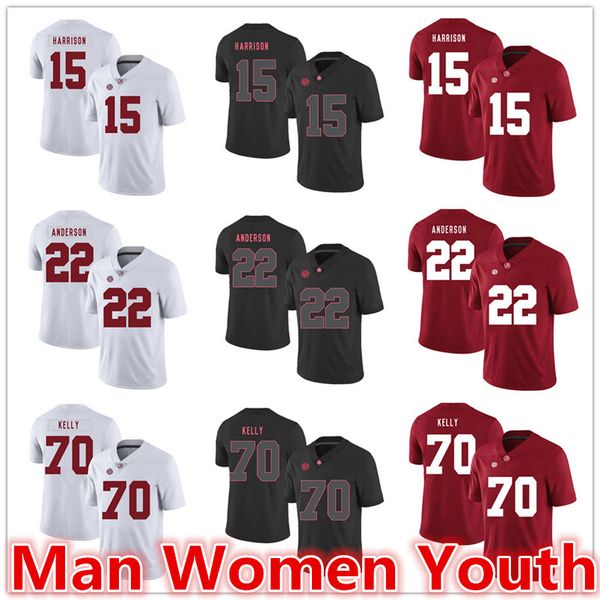 настройка ncaa alabama crimson tide футбольные майки ronnie harrison 15 ryan anderson 22 ryan kelly 70 джерси любое имя номер размер s-5xl, Black
настройка ncaa alabama crimson tide футбольные майки ronnie harrison 15 ryan anderson 22 ryan kelly 70 джерси любое имя номер размер s-5xl, Black