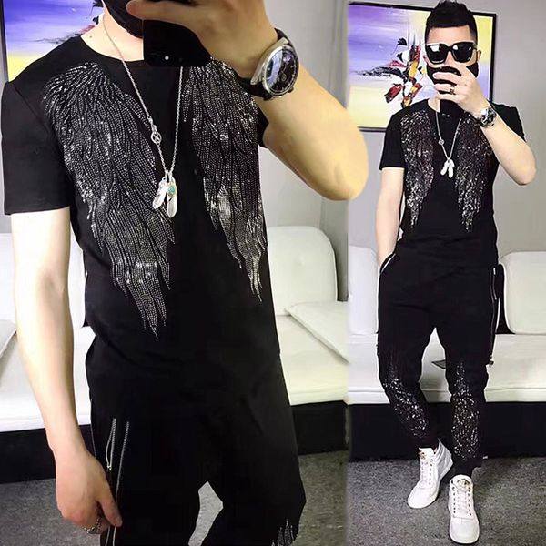 new fashion designer summer t shirts+pants mens tracksuit o-neck bee print pullover casual jogger set sportsuit streetwear size -5xl, Gray
new fashion designer summer t shirts+pants mens tracksuit o-neck bee print pullover casual jogger set sportsuit streetwear size -5xl, Gray