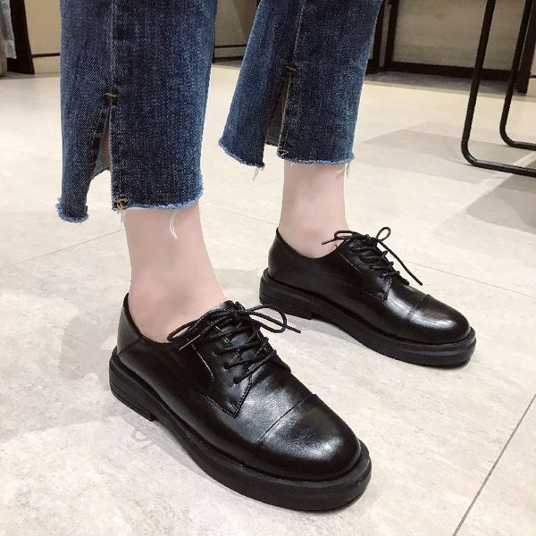 spring 2020 new retro british style flat dress lace black oxford shoes breathable feet lightweight casual women's leather shoes
spring 2020 new retro british style flat dress lace black oxford shoes breathable feet lightweight casual women's leather shoes