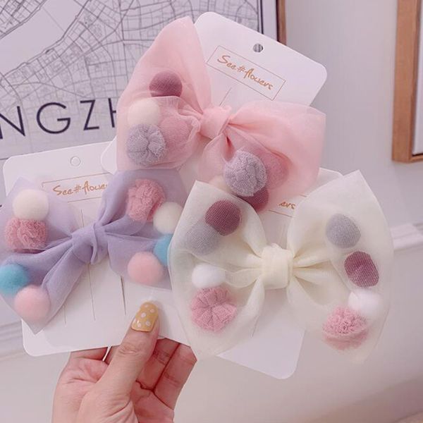 hair accessories korean princess style colorful plush ball net yarn lace bow duck bill clip side pink, Slivery;white
hair accessories korean princess style colorful plush ball net yarn lace bow duck bill clip side pink, Slivery;white