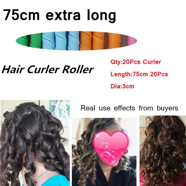 20pcs curlers plus hair hooks amazing 75 cm long hair curler set without electricity, no heating, no hair, curly hair tools
20pcs curlers plus hair hooks amazing 75 cm long hair curler set without electricity, no heating, no hair, curly hair tools