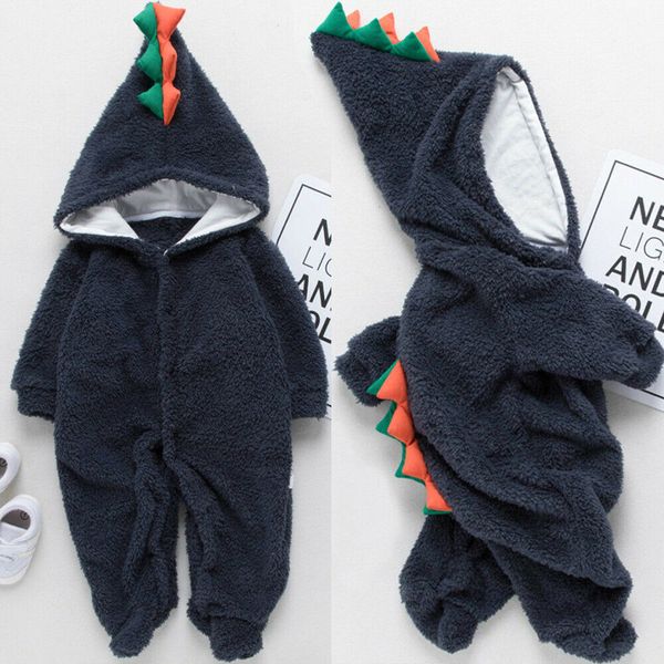 cute baby boy girl dinosaur hooded romper furry warm jumpsuit newborn winter clothes long sleeves hoodies jumpsuits 0-18m, Blue
cute baby boy girl dinosaur hooded romper furry warm jumpsuit newborn winter clothes long sleeves hoodies jumpsuits 0-18m, Blue