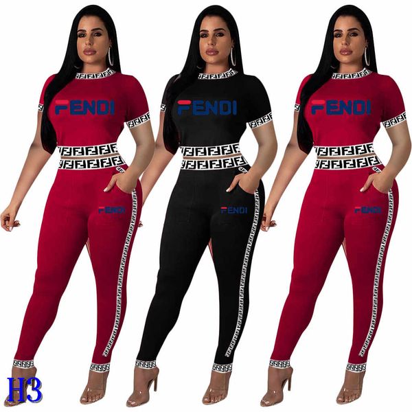 women two piece pants brand summer shorts-sleeve + long pants brand letters womens sports clothing casual fashion tracksuitsh3, White
women two piece pants brand summer shorts-sleeve + long pants brand letters womens sports clothing casual fashion tracksuitsh3, White