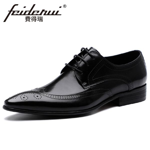 italian designer genuine leather men's oxfords formal dress pointed toe lace man flats male carved wingtip brogue shoes asd183, Black
italian designer genuine leather men's oxfords formal dress pointed toe lace man flats male carved wingtip brogue shoes asd183, Black