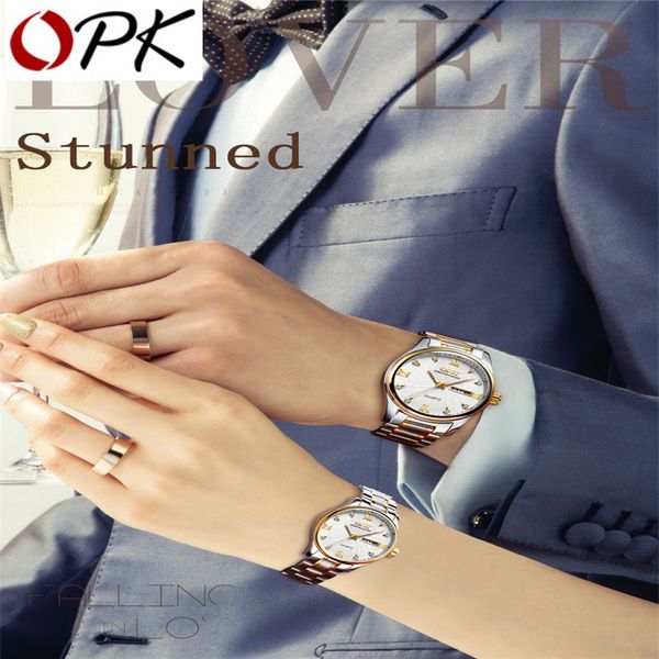 opk watch couple watch fashion quartz watches simple waterproof business wristwatch light cozy for lover gift, Slivery;brown
opk watch couple watch fashion quartz watches simple waterproof business wristwatch light cozy for lover gift, Slivery;brown