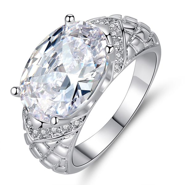 female oval ring fashion white gold filled jewelry vintage wedding rings for women birthday stone gifts, Silver
female oval ring fashion white gold filled jewelry vintage wedding rings for women birthday stone gifts, Silver