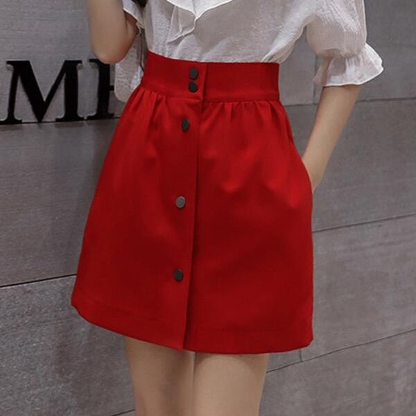 high waist a-line skirts women elegant office ladies 2020 slim solid white skirts red black short skirt single-breasted dc841
high waist a-line skirts women elegant office ladies 2020 slim solid white skirts red black short skirt single-breasted dc841