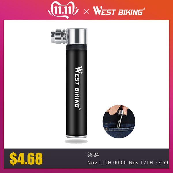 west biking bicycle pump 120psi aluminum alloy tire air inflator schrader presta cycling mtb road bike portable hand pump
west biking bicycle pump 120psi aluminum alloy tire air inflator schrader presta cycling mtb road bike portable hand pump