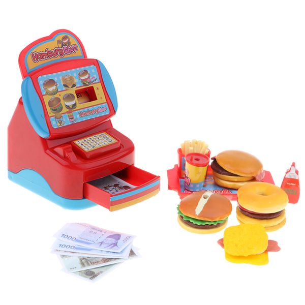 pretend play hamburger store, cash register playset with hamburgers and other accessories educational toy set for kids
pretend play hamburger store, cash register playset with hamburgers and other accessories educational toy set for kids