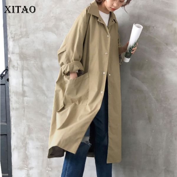 xitao cardigans long trench women korea fashion new pocket single breasted plus size 2019 autumn split casual coat wqr1285, Tan;black
xitao cardigans long trench women korea fashion new pocket single breasted plus size 2019 autumn split casual coat wqr1285, Tan;black