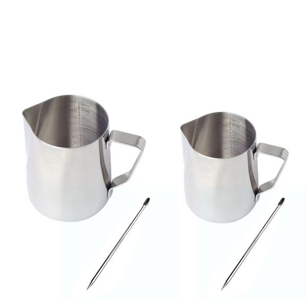 skymen 350ml/600ml stainless steel milk frothing pitcher espresso coffee barista craft latte cappuccino milk cream cup frothing
skymen 350ml/600ml stainless steel milk frothing pitcher espresso coffee barista craft latte cappuccino milk cream cup frothing