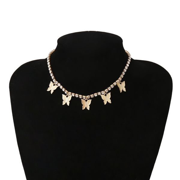 doreenbeads fashion copper necklace for women accessories gold color butterfly animal clear rhinestone jewelry 30cm long, 1 pc, Golden;silver
doreenbeads fashion copper necklace for women accessories gold color butterfly animal clear rhinestone jewelry 30cm long, 1 pc, Golden;silver