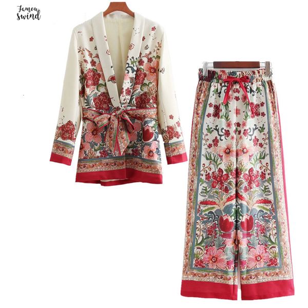 piece 2 set women suit style flower pattern european style casual holiday sandy beach pajamas jacket pants suit, White
piece 2 set women suit style flower pattern european style casual holiday sandy beach pajamas jacket pants suit, White