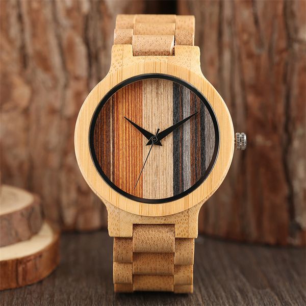 folding clasp bamboo wood men watches stylish strips round quartz timepiece luxury casual natural wooden male wrist watches, Slivery;brown
folding clasp bamboo wood men watches stylish strips round quartz timepiece luxury casual natural wooden male wrist watches, Slivery;brown