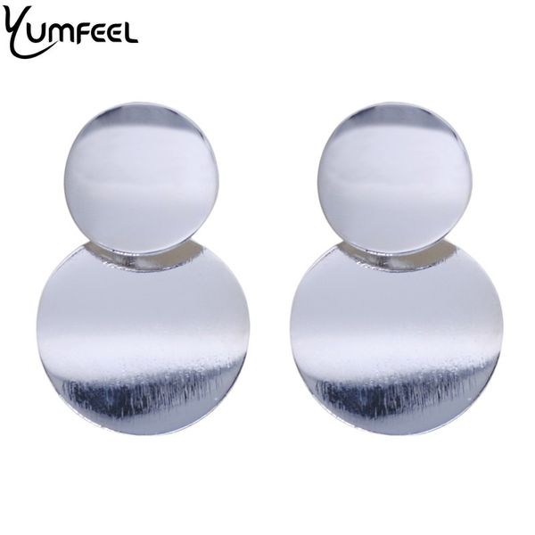 yumfeel fashion women earrings golden & silver disc double circle stud earrings piercing brincos party jewelry gifts wholesale
yumfeel fashion women earrings golden & silver disc double circle stud earrings piercing brincos party jewelry gifts wholesale