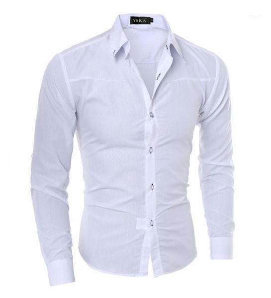 clothing slim fit tshirt spring new mens designer casual tshirt fashion solid color long sleeve homme, White;black
clothing slim fit tshirt spring new mens designer casual tshirt fashion solid color long sleeve homme, White;black