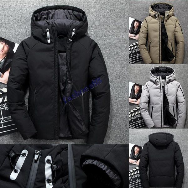 2019 winter men's down hoodie white duck down north jacket parka windproof ski warm designer jacket outdoor leisure hooded sportswear, Black
2019 winter men's down hoodie white duck down north jacket parka windproof ski warm designer jacket outdoor leisure hooded sportswear, Black