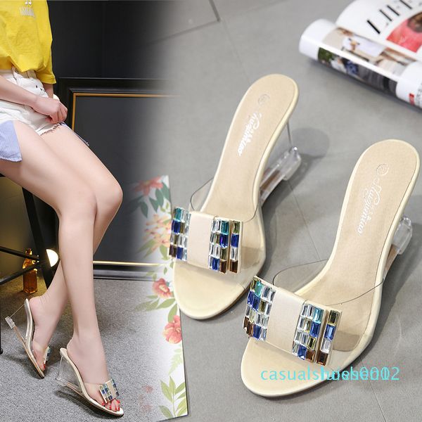 ltarta rhinestone crystal wedge slippers female summer platform non-slip platform--style ultra-high-heel sandals l02, Black
ltarta rhinestone crystal wedge slippers female summer platform non-slip platform--style ultra-high-heel sandals l02, Black