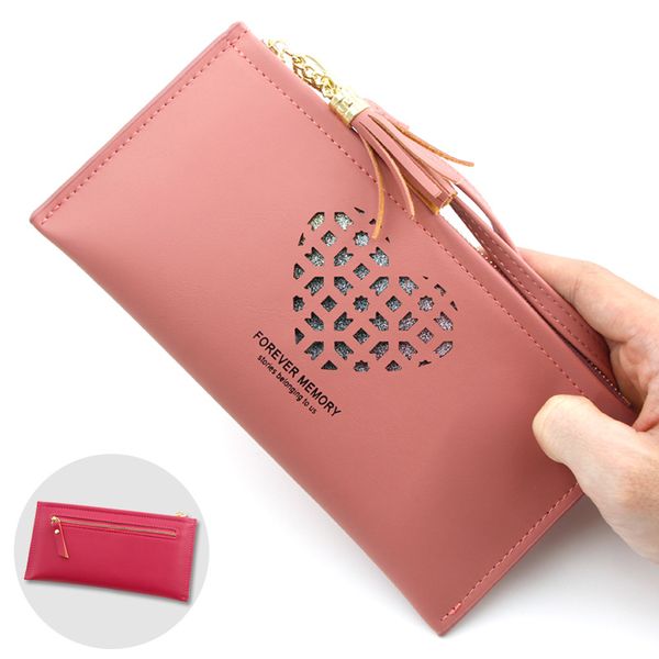 ladies wallet new fashion simple female clutch bag long slim large capacity multi card student wallet, Red;black
ladies wallet new fashion simple female clutch bag long slim large capacity multi card student wallet, Red;black