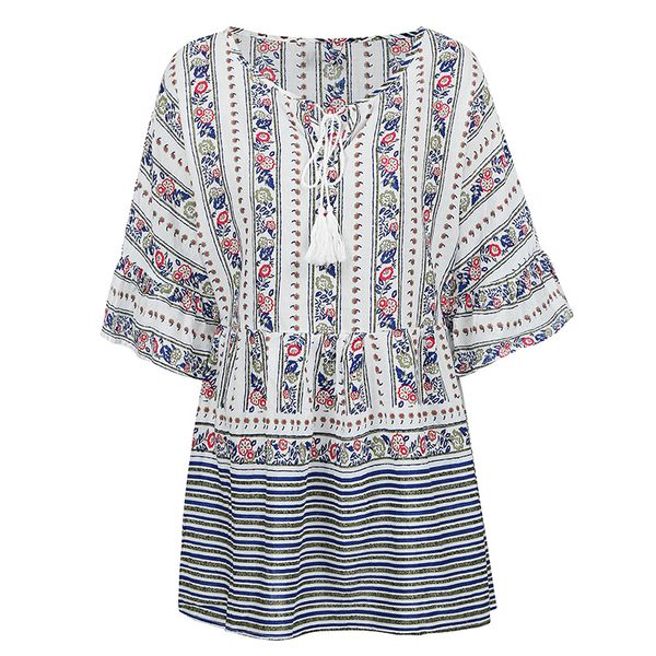 vintage women bohemian dress floral print tassels flare sleeve boho dress 5xl plus size casual loose summer mini dresses vestido, Black;gray
vintage women bohemian dress floral print tassels flare sleeve boho dress 5xl plus size casual loose summer mini dresses vestido, Black;gray