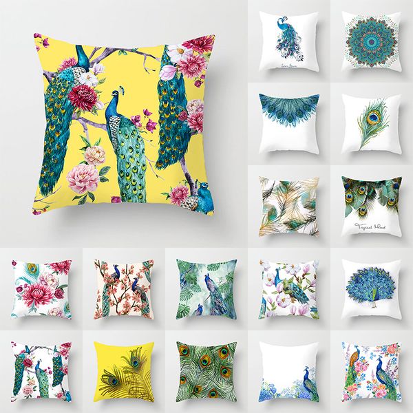 45x45cm peacock feathers series cushion case polyester peachskin cushion cover pillowcase for home office
45x45cm peacock feathers series cushion case polyester peachskin cushion cover pillowcase for home office
