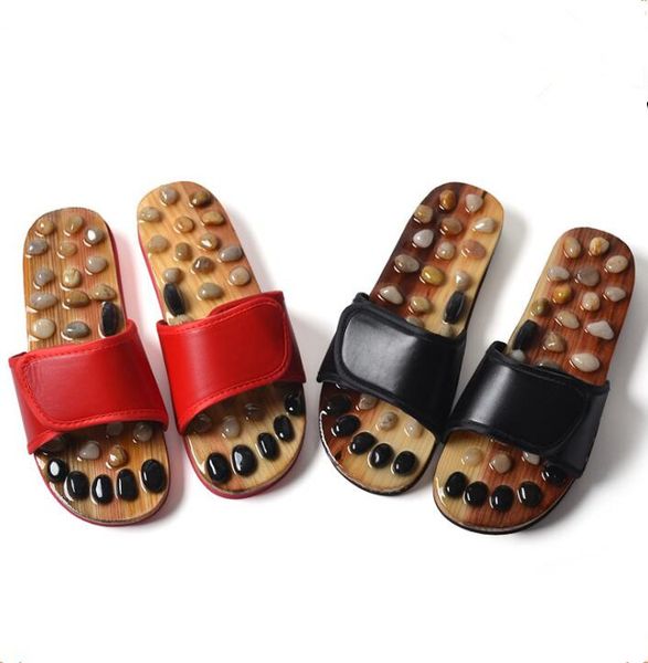 factory direct summer natural cobblestone foot soles health massage shoes household slippers, Black
factory direct summer natural cobblestone foot soles health massage shoes household slippers, Black