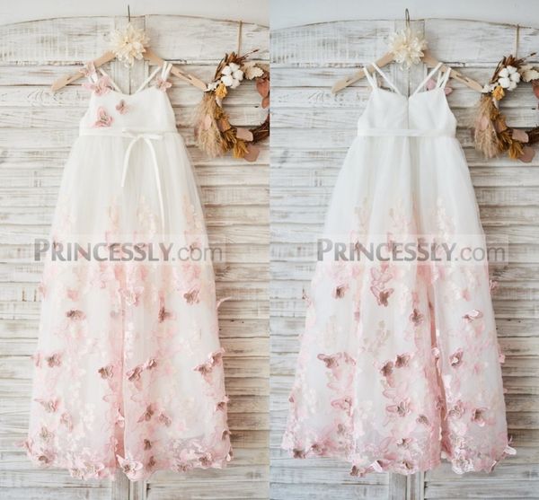 lovely a line flower girl dress spaghetti sleeveless hand made flower wedding dress floor length girl' birthday part, White;blue
lovely a line flower girl dress spaghetti sleeveless hand made flower wedding dress floor length girl' birthday part, White;blue