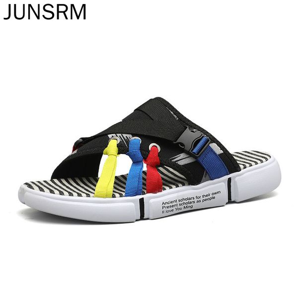 junsrm men sandals shoes men flip flops canvas men's summer slippers beach sandals comfort man casual shoes hombre footwear, Black
junsrm men sandals shoes men flip flops canvas men's summer slippers beach sandals comfort man casual shoes hombre footwear, Black