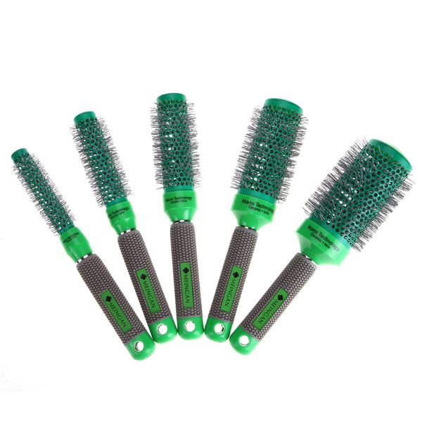 high temperature color change ceramic iron radial round brush hairdressing salon styling barrel curler brushes, Silver
high temperature color change ceramic iron radial round brush hairdressing salon styling barrel curler brushes, Silver