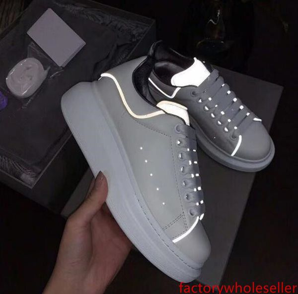 shinny fluorescent luminous reflective 3m white casual shoes platform sneakers men women leather comfort leisure ladies chaussures with
shinny fluorescent luminous reflective 3m white casual shoes platform sneakers men women leather comfort leisure ladies chaussures with