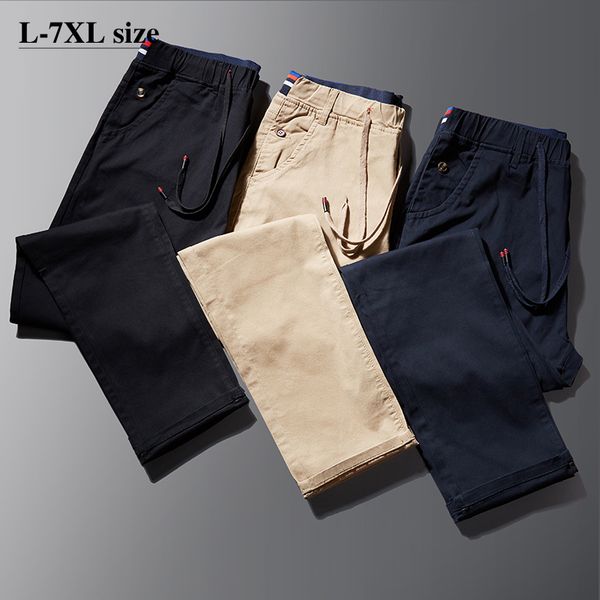 2019 new men's business casual pants 98% cotton fashion straight solid color brand khaki trousers large size 5xl 6xl 7xl, Black
2019 new men's business casual pants 98% cotton fashion straight solid color brand khaki trousers large size 5xl 6xl 7xl, Black