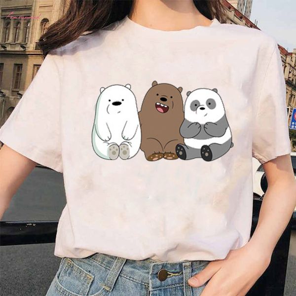 kawaii summer cute bare bears cartoon print fashion shirts women clothes harajuku casual t shirts fun streetwear femme, White
kawaii summer cute bare bears cartoon print fashion shirts women clothes harajuku casual t shirts fun streetwear femme, White