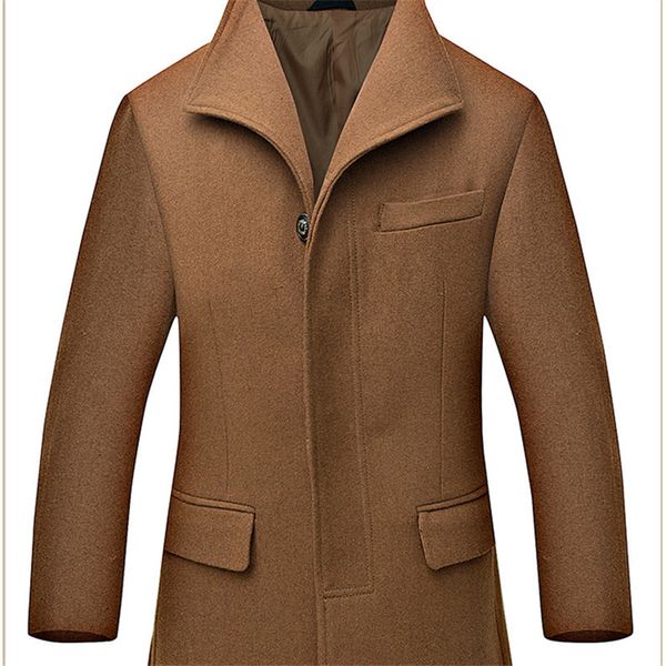 2019 winter plus size wool mens clothing dress overcoats slim smart casual formal fashioncoat mens zippers, Black
2019 winter plus size wool mens clothing dress overcoats slim smart casual formal fashioncoat mens zippers, Black