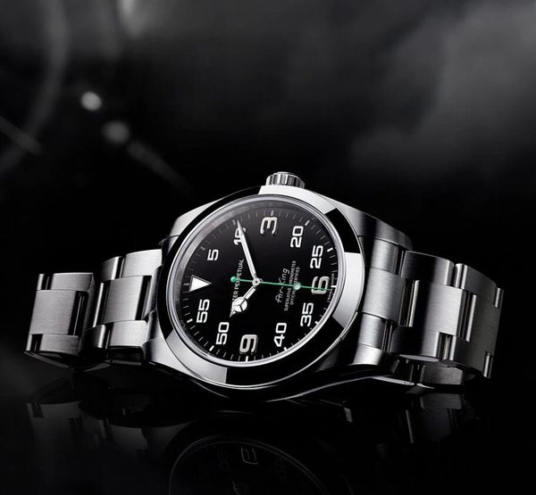 116900 direct selling movement wristwatches air black automatic 40mm crown watches watch dial factory fashion men's young men's pv, Slivery;brown
116900 direct selling movement wristwatches air black automatic 40mm crown watches watch dial factory fashion men's young men's pv, Slivery;brown