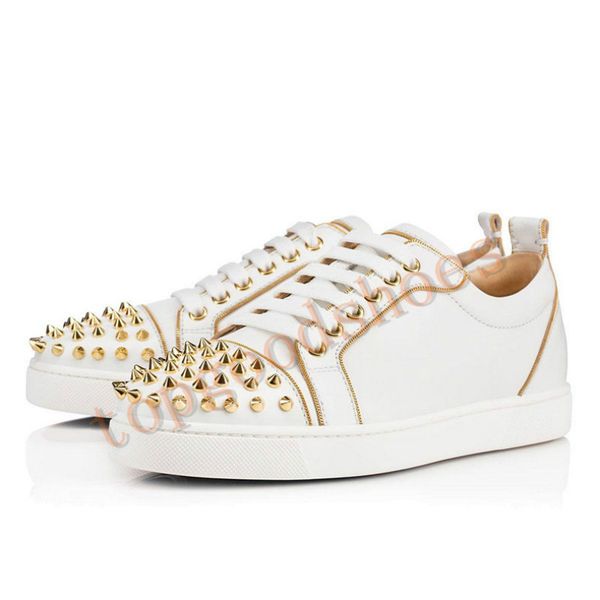 new shoes studded spikes flats shoe red bottoms shoes mens womens party lovers genuine leather sneakers size 35-47, Black
new shoes studded spikes flats shoe red bottoms shoes mens womens party lovers genuine leather sneakers size 35-47, Black