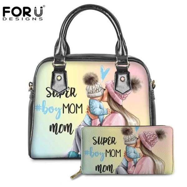 forudesigns baby mom queen girl printed women's handbags casual 2pcs/set ladies shoulder tote bags woman girls mochila feminina
forudesigns baby mom queen girl printed women's handbags casual 2pcs/set ladies shoulder tote bags woman girls mochila feminina