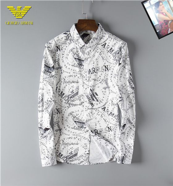 Мода Eagle Logo GA Марка Роскошные мужские повседневные рубашки EA Италия знаменитый ди
Мода Eagle Logo GA Марка Роскошные мужские повседневные рубашки EA Италия знаменитый ди