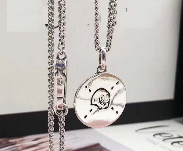 vintage double letter necklace 925 sterling silver round ghost elves skull letter necklace sweater chain men and women jewelry
vintage double letter necklace 925 sterling silver round ghost elves skull letter necklace sweater chain men and women jewelry