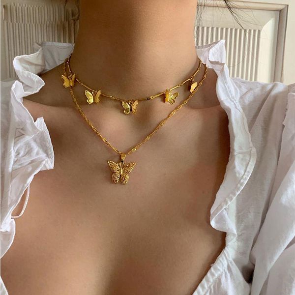 butterfly necklac trendy jewelry gold silver chain cute sweet colourful butterfly pendants choker necklace women gift
butterfly necklac trendy jewelry gold silver chain cute sweet colourful butterfly pendants choker necklace women gift