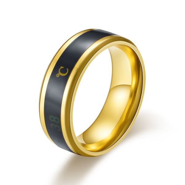 8mm cool black silver gold color intelligent temperature ring for men stainless steel jewelry gift male anel alliance wholesale
8mm cool black silver gold color intelligent temperature ring for men stainless steel jewelry gift male anel alliance wholesale