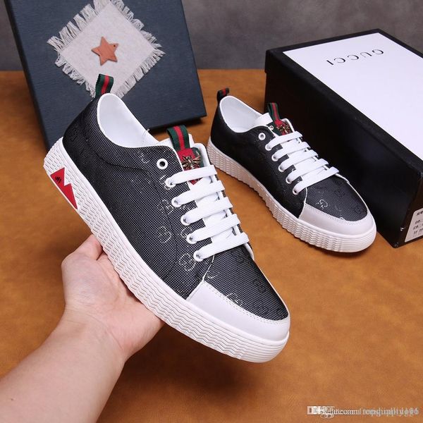 8 louis vuitton gucci luxury men casual leather walking sneaker running shoes sports sneakers with box 18, Black
8 louis vuitton gucci luxury men casual leather walking sneaker running shoes sports sneakers with box 18, Black