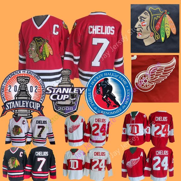 Chris Chelios Jersey 2002 2008 Stanley Cup 2013 Hall Of Fame Patch Chicago Blackhawks Detroit Red Wings Jerseys Ice Hockey
Chris Chelios Jersey 2002 2008 Stanley Cup 2013 Hall Of Fame Patch Chicago Blackhawks Detroit Red Wings Jerseys Ice Hockey