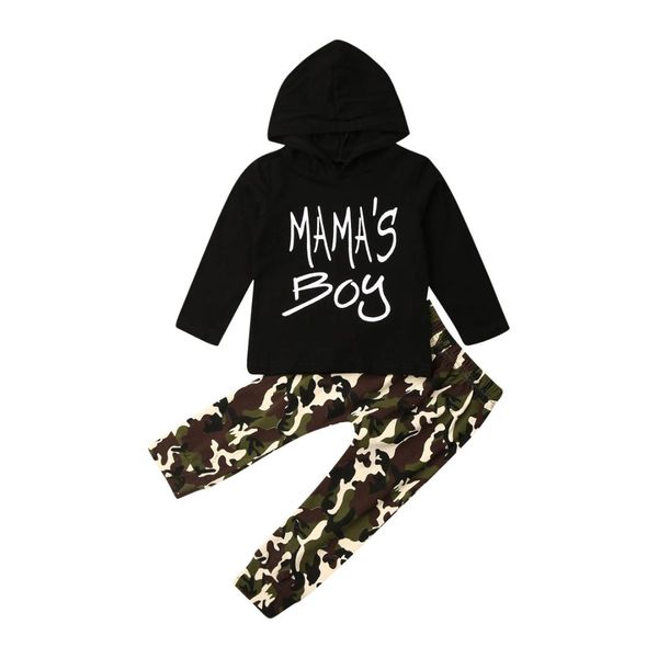 1-6y baby boys outfits set mama's boy t-shirt hoddie +camouflage pants autumn clothes set outfit, White
1-6y baby boys outfits set mama's boy t-shirt hoddie +camouflage pants autumn clothes set outfit, White
